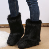 SC Fashion Plush Warm Snow Boots TWZX-118