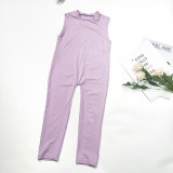 SC Kids Girls Fashion Sleeveless Solid Color Jumpsuit GMYF-Y6031