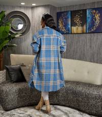 SC Fashion Lapel Long Sleeve Long Coat GYSF-6071