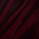 SC Velvet Feather Splicing Tube Tops Mini Dress MZ-S001