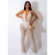 SC Sexy Sequin Mesh Backless Tassel Jumpsuit BY-6086