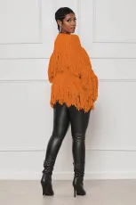 SC Solid Knits Tassel Cardigan Coat TR-1240