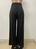 SC Solid Color Loose Flare Pant LSD-83171