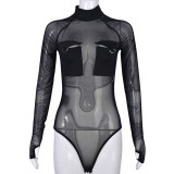 SC Sexy Mesh See Through Bodysuit GBTF-6912