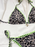 SC Sexy Leopard Print Bandage 2 Pcs Bikinis Set CSYZ-681Q