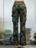 SC Straight-leg Camouflage Casual Pants GSMJ-1095