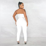 SC Sexy Hot Drill Hanging Neck Jumpsuit NY-2645