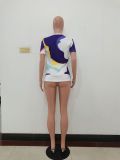 SC Casual Print Short Sleeve T-shirt JRF-195