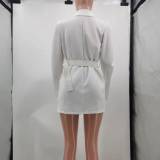 SC Fashion Casual Blazer Dress (with belt) TK-6276