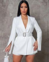 SC Fashion Casual Blazer Dress (with belt) TK-6276