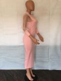 SC Mesh Bubble Sleeve Elegant Slim Sexy Dress LA-3328