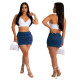 SC Slim Denim Mini Skirt MEM-88473