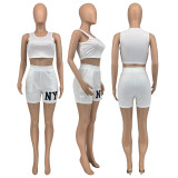 SC Vest Shorts Casual Two Piece Set GLF-10100