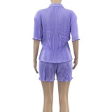 SC Fashion Blouse Shorts Two Piece Set ANDF-1510