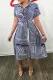 SC Casual Printed Midi Dress OD-8531