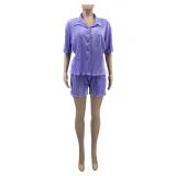 SC Fashion Blouse Shorts Two Piece Set ANDF-1510