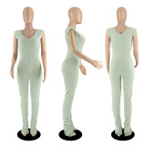 SC Fashion Sleeveless Solid Jumpsuit DDF-88195