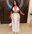 SC Sexy Beach Tassel Bra Long Skirt Two Piece Set ZSD-0251