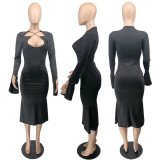 SC Casual Short Sleeve Mini Dress WMEF-20811