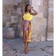 SC Sexy Solid Color Flower Wrap Chest Tops ASL-6638