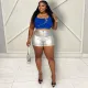 SC Sexy Rhinestone Pin T-shirt CH-23032