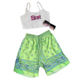 SC Paisley Print Beach Shorts GLF-07012