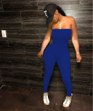 SC Solid Color Tube Tops Jumpsuit WY-86769