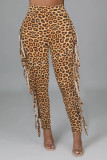 SC Fashion Leopard Print Tassel Pant GFMA-MP034