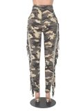 SC Tight Camouflage Tassel Pants GFMA-034Camo