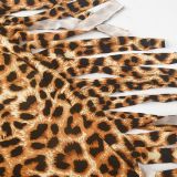 SC Fashion Leopard Print Tassel Pant GFMA-MP034
