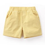 SC Boys' Print Short Sleeve Shirt Shorts Casual Suit YKTZ-2609