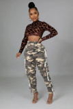 SC Tight Camouflage Tassel Pants GFMA-034Camo