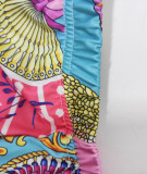SC Casual Fashion Print Long Sleeve Blouse Pants Two Piece Set SMR-11960