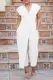 SC Plus Size Casual Deep V Sexy Sleeveless Jumpsuit MK-3155