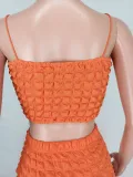 SC Sexy Solid Tube Tops And Long Skirt Two Piece Set YD-8732