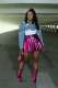 SC Solid Color Loose Shorts Skirt GYSF-7156