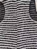 SC Knit Stripe Slim Romper YUF-90120