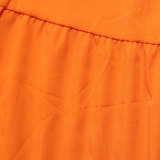 SC Short Sleeve Solid Loose Shirt Dress HNIF-7057