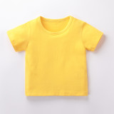 SC Kids Short Sleeve T Shirt And Denim Strappy Romper Suit YKTZ-M019