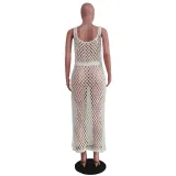 SC Fashion Knits Sequin Hollow Out Maxi Dress TR-1265