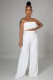 SC Solid Casual Chest Wrap Pants Two Piece Set GYLY-9468
