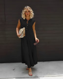 SC Solid Color Sleeveless Loose Jumpsuit WAF-77592