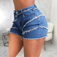 SC Fashion Mid-waist Denim Shorts HSF-2689