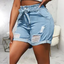 SC Fashion High Waist Slim Denim Short HSF-2700