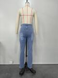SC Fashion Holes Slash Zipper Jeans OD-8569