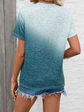 SC Tie Dye Print Short Sleeve T Shirt GFMA-2307