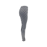 SC Checkerboard Plaid Patchwork Print Slim Pants ZNF-9212