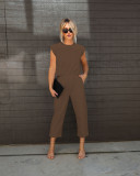 SC Solid Color Casual Two Piece Pants Set YD-8753