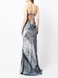 SC Sexy Print Sling Backless Maxi Dress ZSD-0599