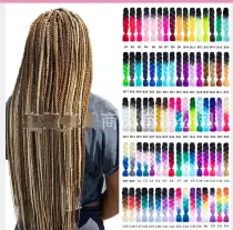 SC Colourful Gradient Braid Hair LYHF-0.1